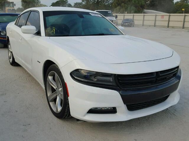 2C3CDXCT1GH178347 - 2016 DODGE CHARGER R/ WHITE photo 1