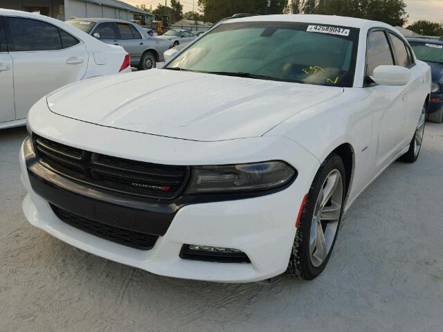 2C3CDXCT1GH178347 - 2016 DODGE CHARGER R/ WHITE photo 2