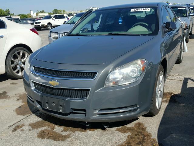 1G1ZG57N494118830 - 2009 CHEVROLET MALIBU LS GRAY photo 2