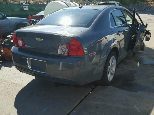 1G1ZG57N494118830 - 2009 CHEVROLET MALIBU LS GRAY photo 4