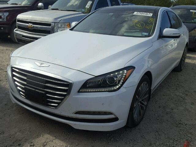 KMHGN4JE9GU128642 - 2016 HYUNDAI GENESIS 3. WHITE photo 2