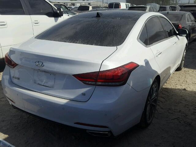 KMHGN4JE9GU128642 - 2016 HYUNDAI GENESIS 3. WHITE photo 4