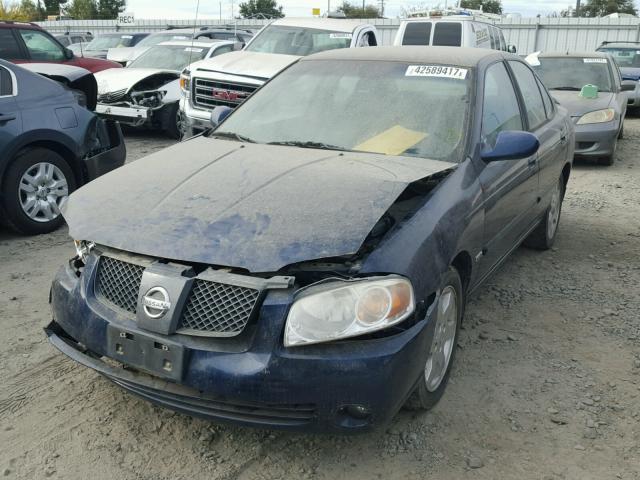 3N1CB51D16L593307 - 2006 NISSAN SENTRA 1.8 BLUE photo 2