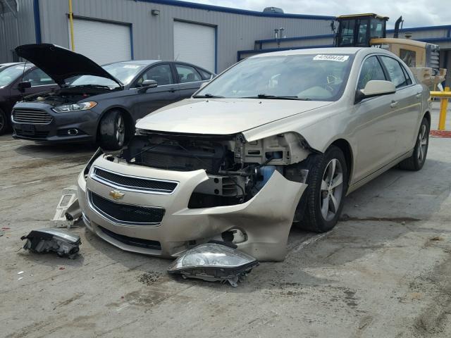 1G1ZC5E11BF214579 - 2011 CHEVROLET MALIBU 1LT ოქროსფერი ფოტო 2