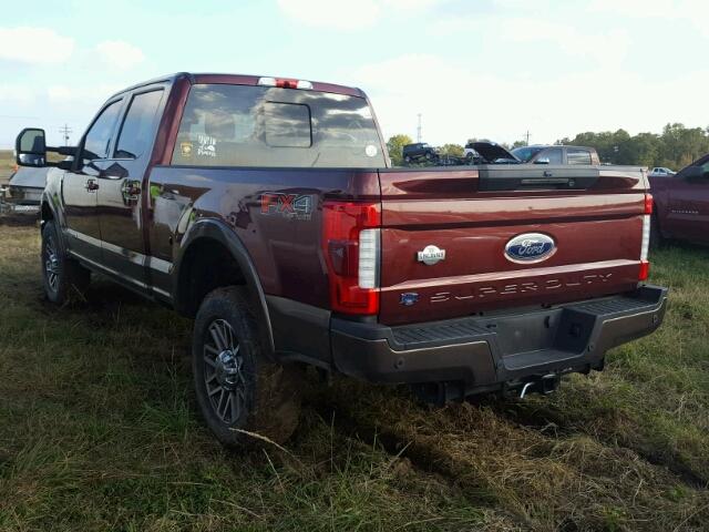 1FT7W2BT6HEB46448 - 2017 FORD F250 SUPER BURGUNDY photo 3