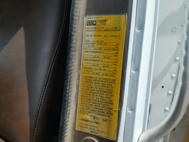 1HTLCZWP2JH600103 - 1988 INTERNATIONAL S-SERIES 1 白色 照片 10