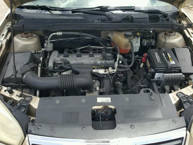 1G1ZS58F47F236786 - 2007 CHEVROLET MALIBU LS ოქროსფერი ფოტო 7