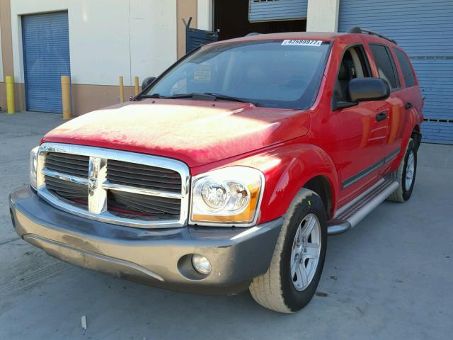 1D4HD48D45F586800 - 2005 DODGE DURANGO SL RED photo 2