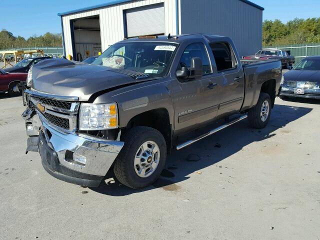 1GC1KXCG5EF124964 - 2014 CHEVROLET SILVERADO CHARCOAL photo 2