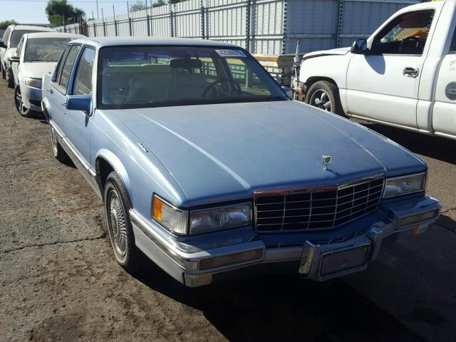 1G6CD53B4P4275789 - 1993 CADILLAC DEVILLE BLUE photo 1