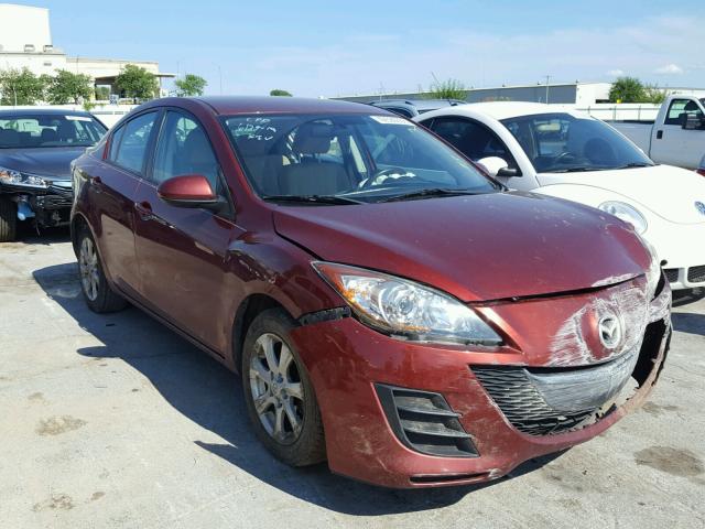 JM1BL1SF4A1121987 - 2010 MAZDA 3 I MAROON photo 1