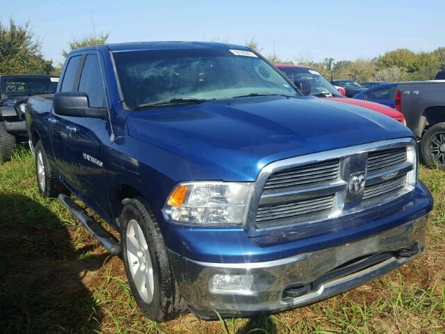 1D7RB1GT4BS697189 - 2011 DODGE RAM 1500 BLUE photo 1