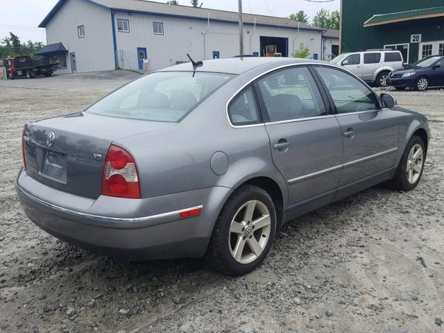WVWRH63B94P244677 - 2004 VOLKSWAGEN PASSAT GLX SILVER photo 4