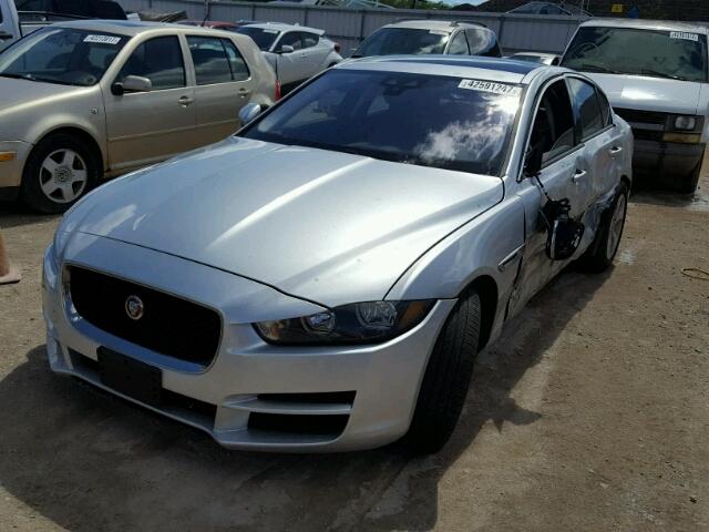 SAJAR4BG9HA962722 - 2017 JAGUAR XE BASE SILVER photo 2