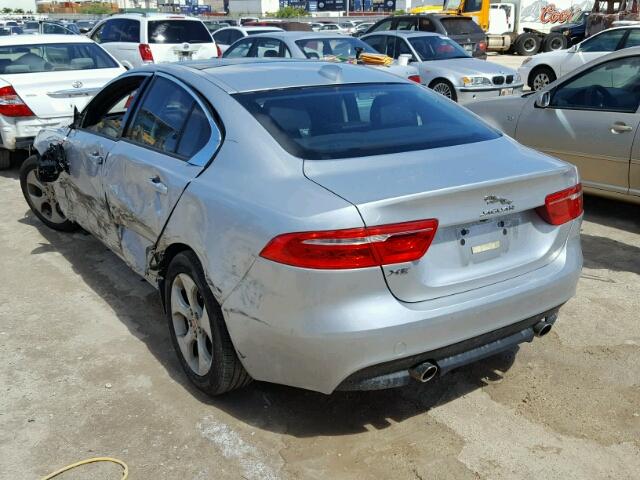 SAJAR4BG9HA962722 - 2017 JAGUAR XE BASE SILVER photo 3