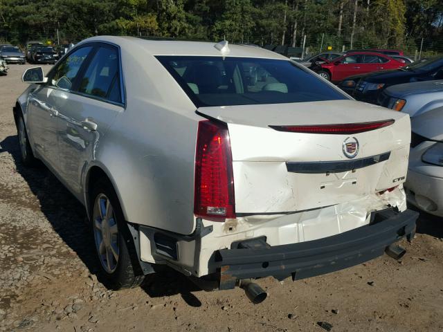 1G6DF577490169096 - 2009 CADILLAC CTS WHITE photo 3