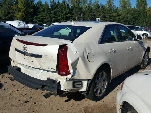1G6DF577490169096 - 2009 CADILLAC CTS WHITE photo 4