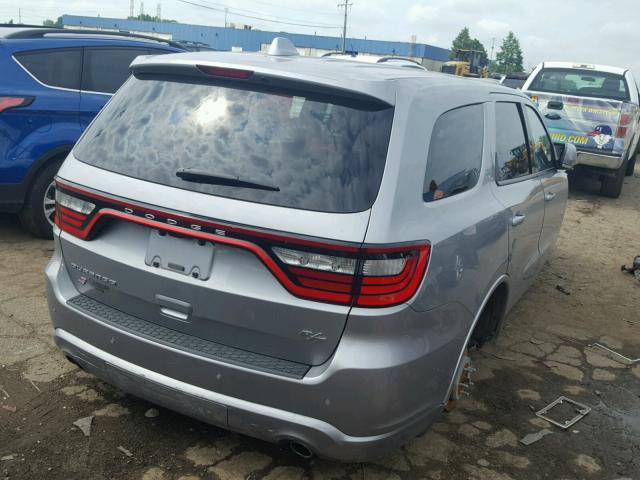 1C4SDJCT1JC232440 - 2018 DODGE DURANGO R/ SILVER photo 4