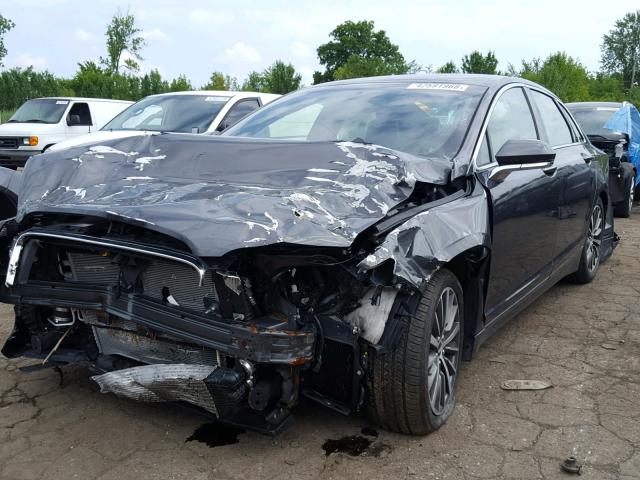 3LN6L5DC8HR651242 - 2017 LINCOLN MKZ SELECT GRAY photo 2