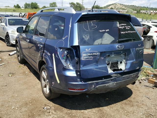 JF2SHGGCXCH435724 - 2012 SUBARU FORESTER T BLUE photo 3