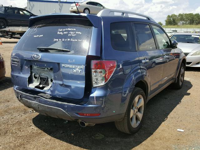 JF2SHGGCXCH435724 - 2012 SUBARU FORESTER T BLUE photo 4