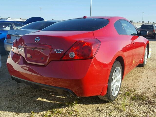 1N4BL24E58C237276 - 2008 NISSAN ALTIMA 3.5 RED photo 4