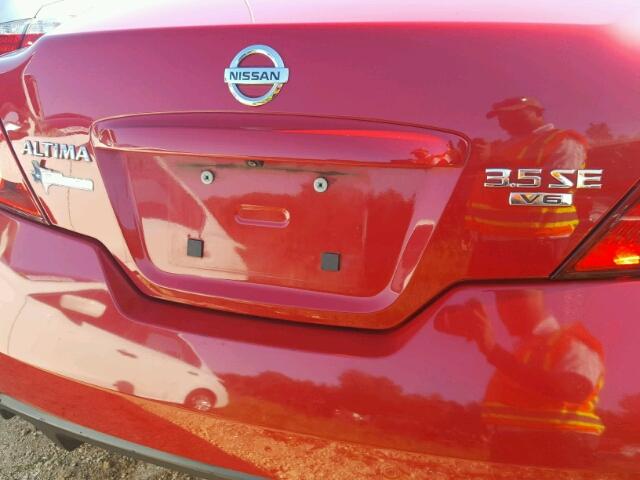 1N4BL24E58C237276 - 2008 NISSAN ALTIMA 3.5 RED photo 9