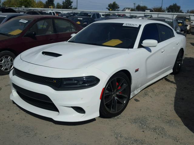 2C3CDXGJ2GH322545 - 2016 DODGE CHARGER R/ WHITE photo 2