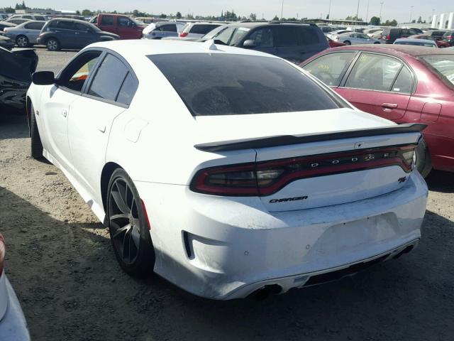 2C3CDXGJ2GH322545 - 2016 DODGE CHARGER R/ WHITE photo 3