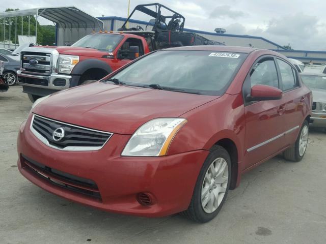 3N1AB6AP2CL698862 - 2012 NISSAN SENTRA 2.0 RED photo 2