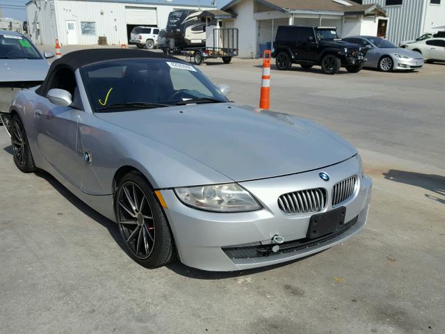 4USBU53527LW92718 - 2007 BMW Z4 3.0SI SILVER photo 1