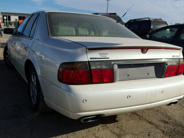 1G6KS54Y02U250224 - 2002 CADILLAC SEVILLE SL WHITE photo 3