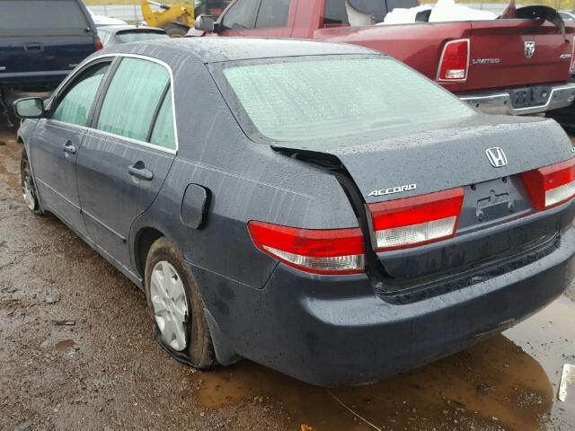 1HGCM56304A154208 - 2004 HONDA ACCORD LX GRAY photo 3