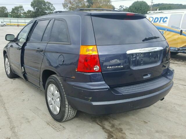2A8GM48L88R642792 - 2008 CHRYSLER PACIFICA ლურჯი ფოტო 3
