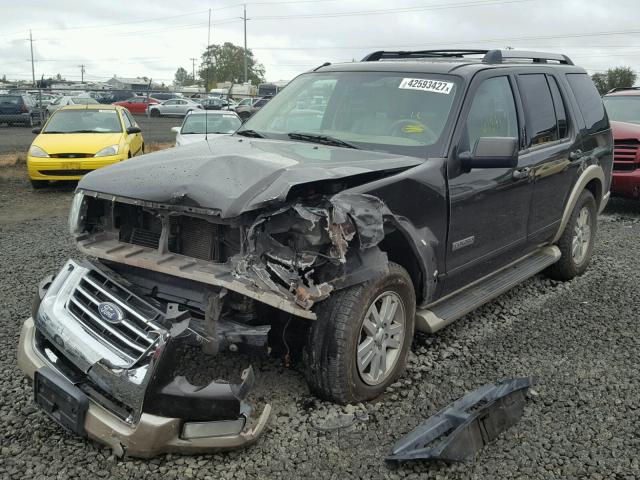 1FMEU74E87UB57959 - 2007 FORD EXPLORER E BROWN photo 2