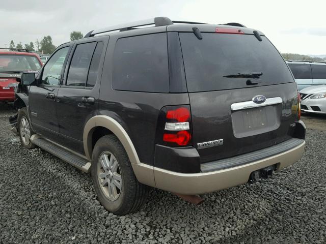 1FMEU74E87UB57959 - 2007 FORD EXPLORER E BROWN photo 3