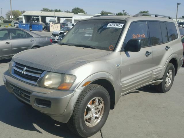 JA4MW31R52J014546 - 2002 MITSUBISHI MONTERO XL BROWN photo 2