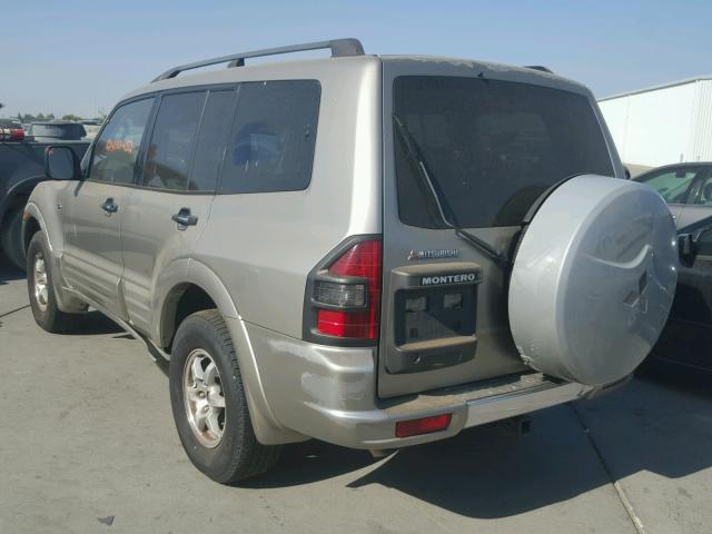 JA4MW31R52J014546 - 2002 MITSUBISHI MONTERO XL BROWN photo 3