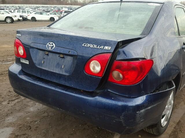 2T1BR32E85C357738 - 2005 TOYOTA COROLLA CE BLUE photo 9