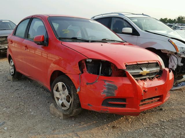 KL1TD5DE3BB136741 - 2011 CHEVROLET AVEO LS RED photo 1