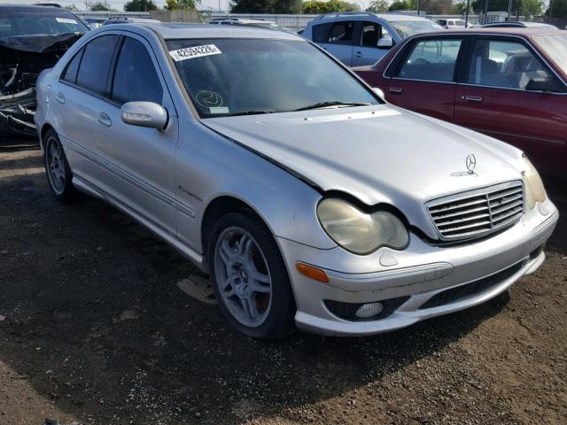 WDBRF65J62F200373 - 2002 MERCEDES-BENZ C 32 AMG K SILVER photo 1