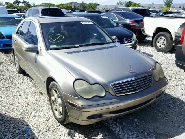 WDBRF61J74E016896 - 2004 MERCEDES-BENZ C 240 GRAY photo 1