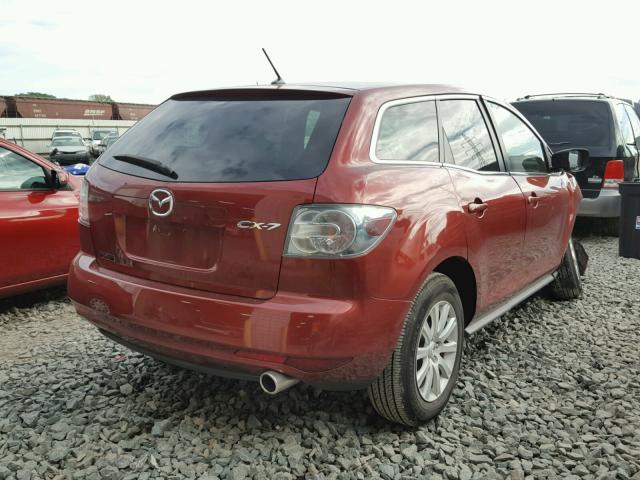 JM3ER2BM5C0413342 - 2012 MAZDA CX-7 RED photo 4