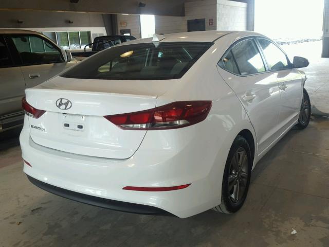 5NPD84LF7HH140045 - 2017 HYUNDAI ELANTRA SE WHITE photo 4