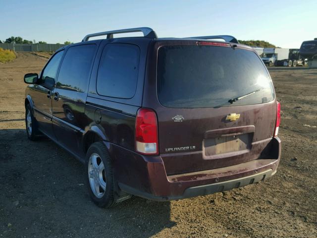 1GNDV33L86D222966 - 2006 CHEVROLET UPLANDER L 勃艮第红 照片 3