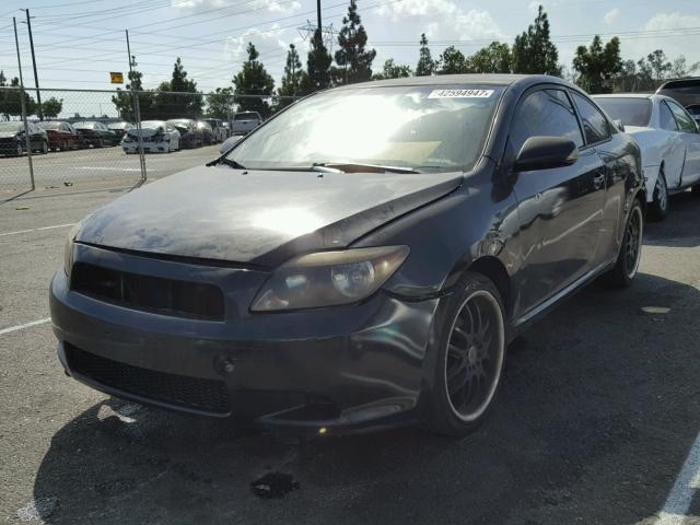 JTKDE177470145427 - 2007 TOYOTA SCION TC BLACK photo 2