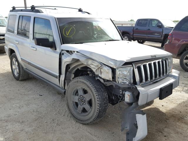 1J8HG48P47C527919 - 2007 JEEP COMMANDER SILVER photo 1