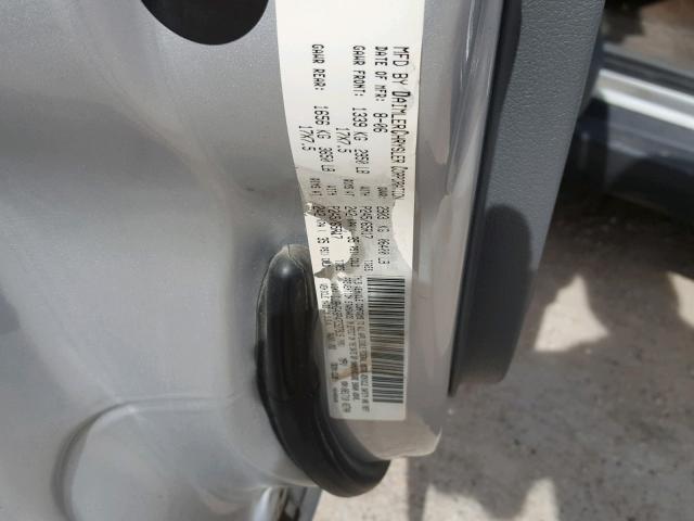 1J8HG48P47C527919 - 2007 JEEP COMMANDER SILVER photo 10