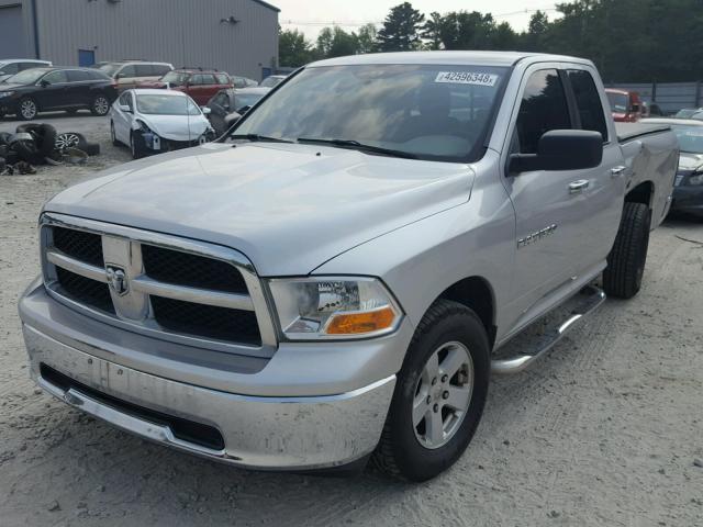 1D7RV1GP3BS664064 - 2011 DODGE RAM 1500 SILVER photo 2