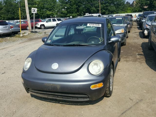 3VWBK31C04M405269 - 2004 VOLKSWAGEN NEW BEETLE ნაცრისფერი ფოტო 2